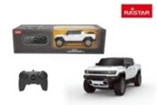 Samochody i pojazdy - RASTAR R/C 1:26 Hummer EV White 21 cm - 93100