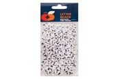Artykuly Artystyczne & Rzemieslnicze - Colorations - Round Letter Beads 500pcs. - 43BL14
