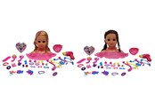 Lalki i akcesoria - Happy Friend Make Up & Hairstyling Head B/O 2ass. - 504401