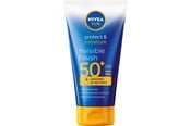 Pielegnacja twarzy - Nivea Protect & Moisture Invisible Finish SPF 50+ 150ml - 4006000137964