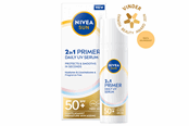 Pielęgnacja twarzy - Nivea 2in1 Primer UV serum SPF50 30ml - 4006000128689