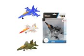 Samochody i pojazdy - Toi-Toys Metal Pull-back Fighter Plane - 21855Z