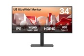 Monitor - 34" LG UltraWide 34BA75QE-B - 3440x1440 (UWQHD) - 60Hz - IPS - 90W USB-C - KVM switch - 34BA75QE-B