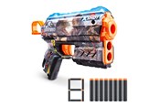 Zabawki militarne - X-shot Skins Flux Blaster - Jurassic World Skins (8 Darts) - 36755