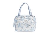 Torba, plecak i pokrowiec na laptopa - Karen - Toiletry bag with handle - Blue brocade - 5713982011883