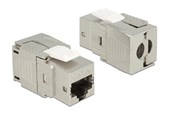 Akcesoria sieciowe - DeLOCK Keystone Module RJ45 jack Cat.6A toolfree - 86288