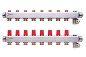 Ogrzewanie podlogowe - Danfoss floor heating manifold 8+8 SSM - 088U0808