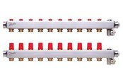 Ogrzewanie podlogowe - Danfoss floor heating manifold 10+10 SSM - 088U0810