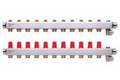 Ogrzewanie podlogowe - Danfoss floor heating manifold 11+11 SSM - 088U0811