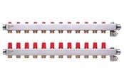 Ogrzewanie podlogowe - Danfoss floor heating manifold 12+12 SSM - 088U0812