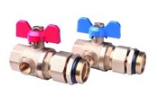 Ogrzewanie podlogowe - Danfoss ball valve set 1" - 088U0822