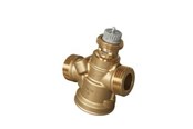 Sterowanie ogrzewaniem - Danfoss control valve/flow limiter brass 15mm kvs 2.7 2-way - 003L3615