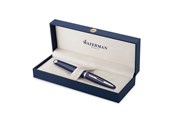 Przybory do pisania i rysowania - Waterman Carene Fountain Pen Blue Lacquer with palladium trim 18K Gold Fine Nib Blue Ink Gift Box - 2214311