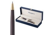 Przybory do pisania i rysowania - Waterman Hémisphère Ballpoint Pen | Lava Black (The Understated Edit Collection) | Medium Point with Blue Ink | Gift Box - 2217942
