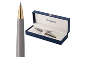 Przybory do pisania i rysowania - Waterman Hémisphère Ballpoint Pen | Stone Grey (The Understated Edit Collection) | Medium Point with Blue Ink | Gift Box - 2217946