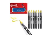 Przybory do pisania i rysowania - Sharpie Creative Marker Acrylic Paint Pens | Brush Tip Water-Based Paint Markers | Yellow | 6 Count - 2218065