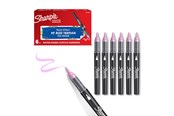 Przybory do pisania i rysowania - Sharpie Creative Marker Acrylic Paint Pens | Brush Tip Water-Based Paint Markers | Rose Pink | 6 Count - 2218067