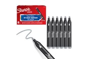 Przybory do pisania i rysowania - Sharpie Creative Marker Acrylic Paint Pens | Bullet Tip Water-Based Paint Markers | Cool Grey | 6 Count - 2218118