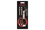 Przybory do pisania i rysowania - Rotring Tikky Mechanical Pencil Ballpoint Eraser & Lead Refills Set | HB Lead 0.5 mm Pencil | Medium Point Pen | Black Barrel - 2221255