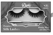 Makijaz - Dashy Premium Silk Lashes + 5 ml Adhesive Pretty Nice - 620004