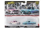 Samochody i pojazdy - Hot Wheels Premium Car Culture 1975 Datsun Sunny Truck (B120) & Custom '93 Nissan Hardbody (D21) - HRR78