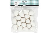 Artykuly Artystyczne & Rzemieslnicze - Creativ Company - Quail eggs White 18 pcs. - 51023