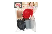 Zabawa w kuchnie i akcesoria - Ecoiffier 100% Chef Pans and Dining Set 8pcs. - 10990