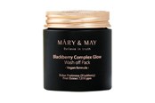 Pielegnacja twarzy - Mary & May Blackberry Complex Glow Wash Off Pack (125 g) - 8809670682071