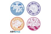 Drobiazgi - ABYstyle - POKEMON - Set of 4 Plates - Japanese Style - ABYTAB105