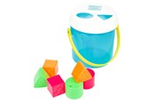 Zabawki dla niemowlat - Toi-Toys Little Stars Baby Shape Sorter Bucket with 6 Block - 72456A