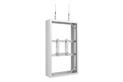 Uchwyty ścienne, uchwyty AV i meble AV - Multibrackets M Pro Series enclosure - medium - for 2 LCD displays - wire b2b - white - Max 50 kg - recommended for 43" - 7350022738867