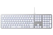 Klawiatura - Deltaco Aluminium Keyboard - Klawiatury - Nordycki - Srebrny - TB-904