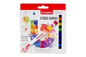 Materialy hobbystyczne - Bruynzeel Textile markers 8 pcs. - 60227008