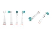 Szczoteczka elektryczna do zebów - Nordic Quality Akcesoria Sensitive Brush Heads - 10-Pack - EB17S-P-10