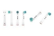 Szczoteczka elektryczna do zebów - Nordic Quality Akcesoria Sensitive Brush Heads - 4-Pack - EB17S-P-4