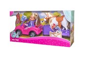 Lalki i akcesoria - Simba Evi LOVE Evi Horse Trailer - 105737460