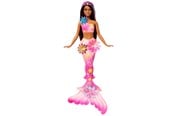 Lalki i akcesoria - Barbie Blooming Magic Black Mermaid Doll - JDM73