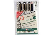 Przybory do pisania i rysowania - Sakura Zentangle Toolset 12 pcs. - Z12PTGB