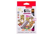 Materialy hobbystyczne - Bruynzeel - Gouache Sticks Metallic 6 pcs. - 60159206