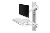 Uchwyt na monitor - Ergotron LX Pro mounting kit - for LCD display / keyboard / mouse - white - 45-696-290