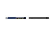 Switch - Netgear Smart GS728TXUP - v3 - switch - 24 ports - smart - rack-mountable - GS728TXUP-300EUS