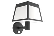 Lampy - EGLO Altilia Solar Wall with Sensor Black/White - 901073