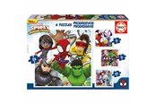 Puzzle - Educa 12-16-20-25 Progres. Spidey&Amazing Friends - 80-19295