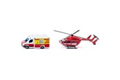 Samochody i pojazdy - SIKU Mercedes-Benz Rescue Van and Helicopter - 313-1748