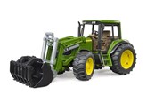 Samochody i pojazdy - Bruder  John Deere 6920 tractor with frontloader toy - BR2052
