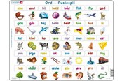 Puzzle - Larsen Puzzles Maxi Word 40 pcs - LA-LS41DK