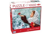 Puzzle - Tactic Girl with Red Mittens 1000 pcs puzzle - 59221