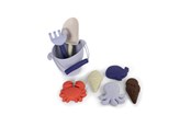 Zabawki dla niemowlat - Filibabba Silicone beach set - Blue Mix - FI-03559
