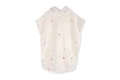 Akcesoria dla niemowląt - Filibabba Embroidered beach poncho GOTS - Ocean Blossom - FI-03574
