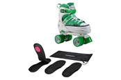 Zabawki na zewnatrz - Hudora Roller Skates Sneaker Green Size 36-39 - 22078